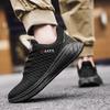 Men's Shoes Flying Woven Shoes Running Shoes Spring and Summer Low-top Mesh Lightweight Sports Shoes Casual Jogging Shoes