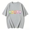 2026 Summer Doraemons Cartoon Printed Short Sleeve Pure Cotton Tshirt Classic Casual Family Matching Outfits Tops Couple Tees