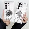 Case for Samsung Galaxy S26 Note 20 Ultra 10 S24 S21 S23 Ultra S22 FE S25 Edge S20 Plus Phone Cover Bad Mood