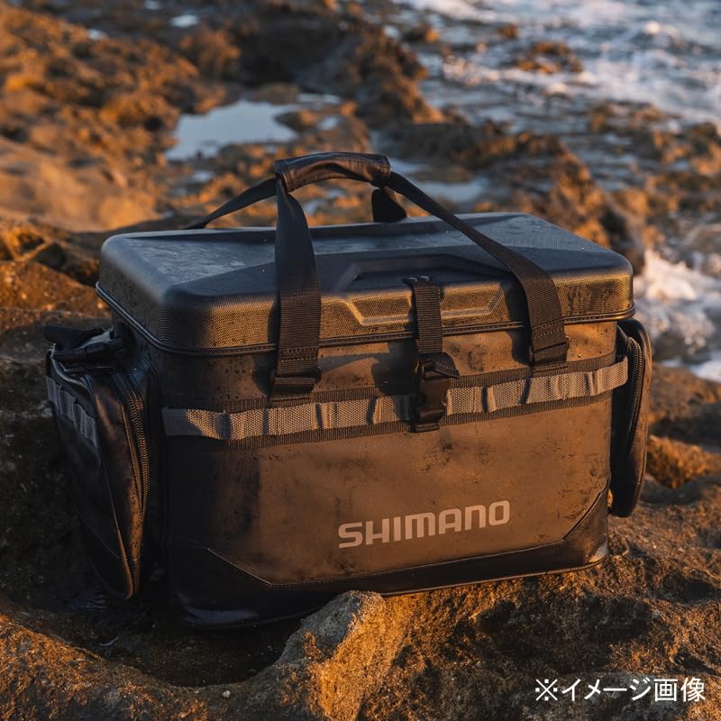 SHIMANO Rockshore Tough Tackle Black BA-201X Bag, 36L,