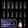 Gel Nail Tips Pre filed Almond/Stilettos/Square/Coffin Nail Tips Full Cover Nail Tips Press On Nail Artificial Fake Nail