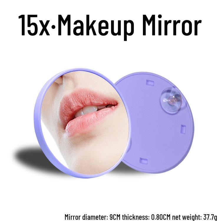 Portable 5x/10x HD Beauty Makeup Mirror with Suction Cup