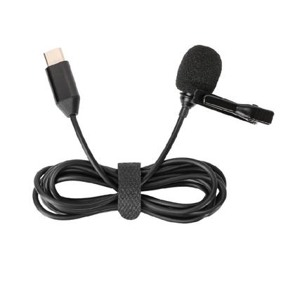Lightweight Lavalier Microphone Omnidirectional Mic Professional Voice Recording Mic
