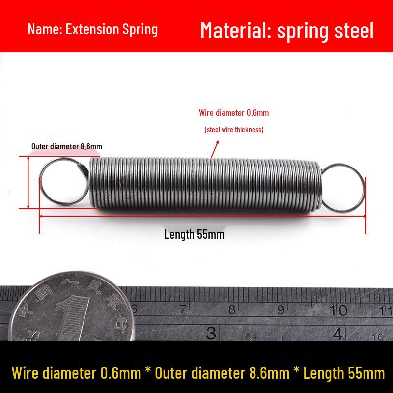 Stainless Steel Spring Hook for Microwave Oven Handle, Wire Diameter 0.6/0.7