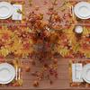 XCHI Fall Maple Leaves Pinecone Table Runner Table Decoration for Kitchen Dining Dinner Autumn Home Decor 13x72 Inch