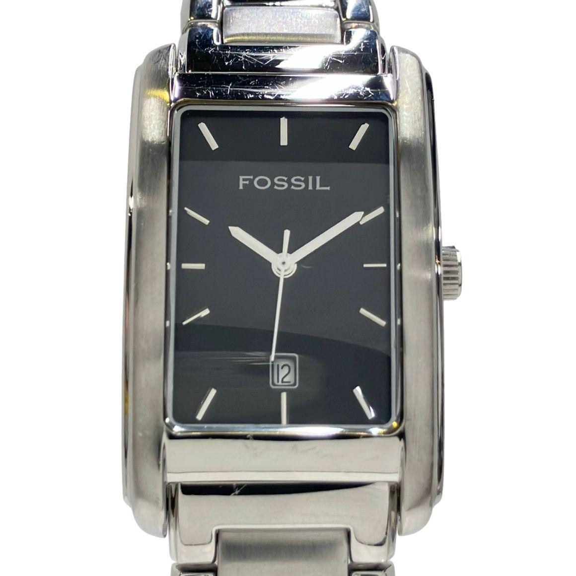 Used Fossil Watch FS-2965 Quartz Black Men s FOSSIL