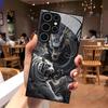 Lion and tiger patterns glass Phone Case For SamsungGalaxy S26 S25 S24 S22 S23 Ultra S21 S20 Plus 5G Frosted Non-Slip Full Cover