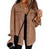 Women Denim Shirt Full Length Jackets Single Breasted Outerwear Washing High Street Cardigan Pockets Loose Coat
