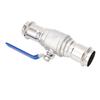 Press Ball Valve 2 Inch DN50 1000PSI WOG 304 Stainless Steel Pipe Ball Valve for Water Oil Steam