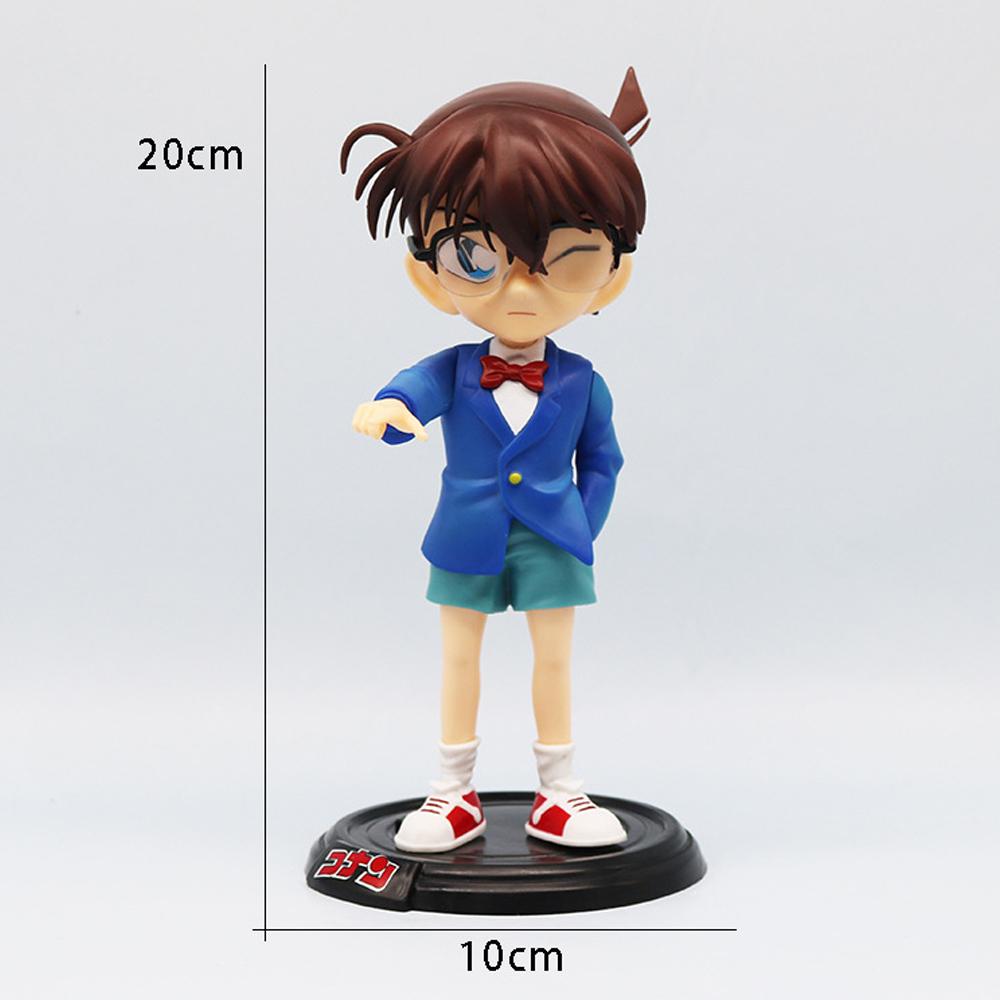 

20cm Detective Conan Kudou Shinichi Figure Jimmy Kudo Case Closed Anime Figures Statue Pvc Figurine Model Collection Toy Gifts