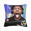 Ishowspeed Funny Meme Square Pillow Case Cushion Covers Awesome Zipper Decorative Throw Pillow Case Cover For Home 45*45Cm