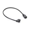 30cm Right Angle Type C Male To Mini USB 5Pin Female Adapter Cable for Smartphones and Tablets