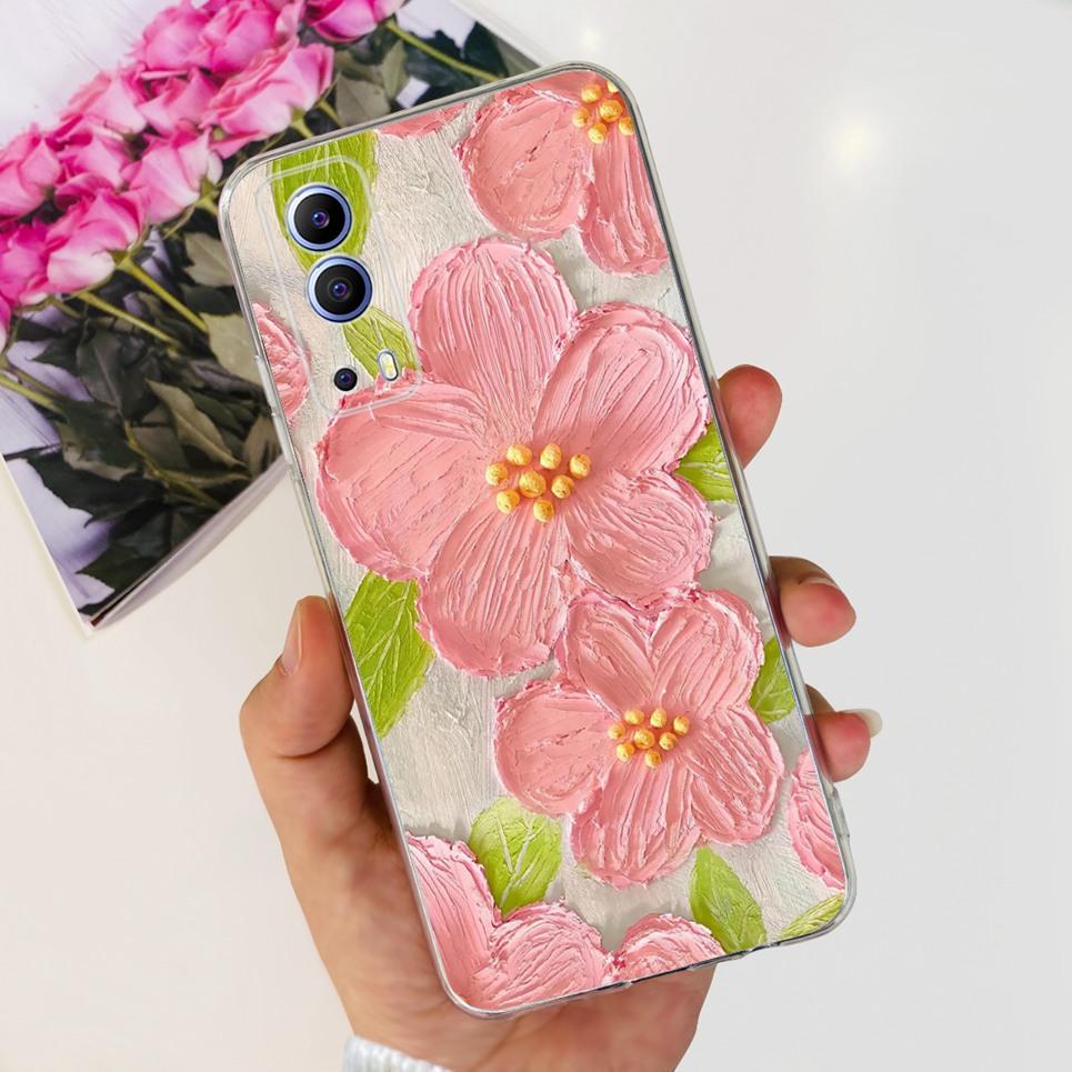 Für Vivo Y72 5G Y52 5G Y75s 5G Handy Maske Rückseite 2024 Neue Mode Stilvoll Klares Muster Hüllen Für Vivo V2041 2053 Weiche Hülle