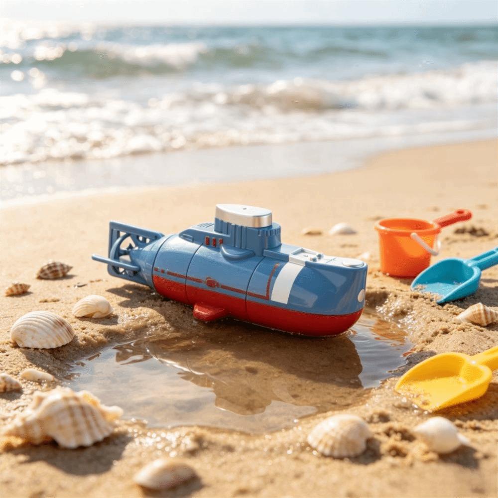 Waterproof Mini RC Submarine Simulation Model Waterproof RC Boat Remote Control Boat  Kids Gift