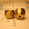 Brass cornucopia Baifu cylinder small copper ware metal pure copper recruit rice copper ornament copper handicraft