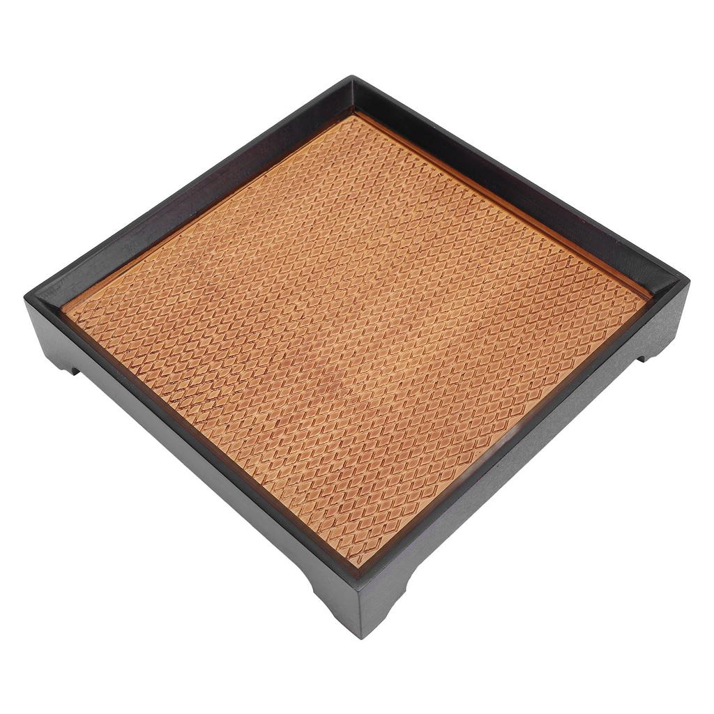 7.5in Square Tea Tray Small Tea Pot Holder Vintage Dessert Serving Tray Multifunctional Use for Home Office