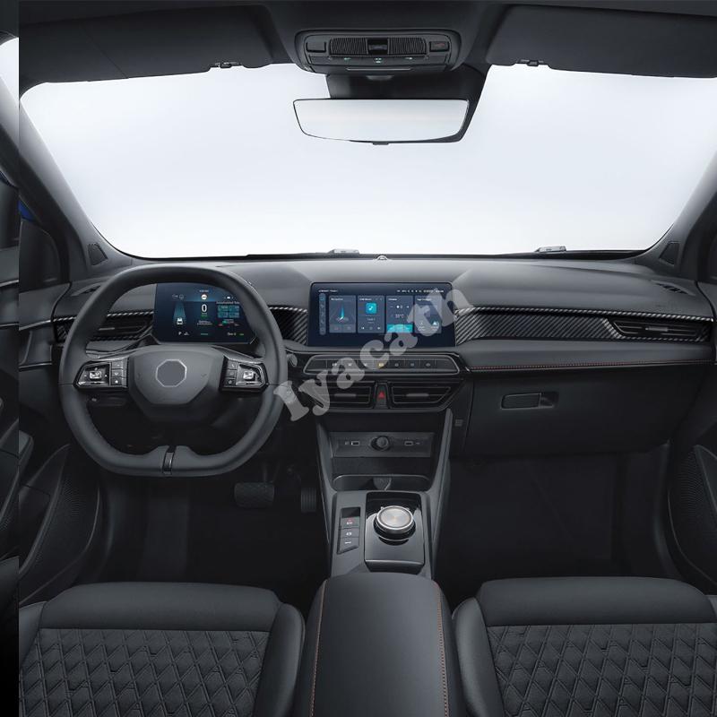 LHD RHD For MG3 Hybrid 2024 2025 ABS carbonfiber front dashboard center control air conditions outlet cover panle cover stickers
