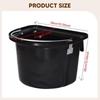 Horse feed Bucket Horse Feeder Hanging,Wear Resistant Water Feeder feed Trough Livestock Feeding Container for Ranch Outside