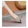 Wedding Shoes Can Be Worn In Daily Life. New Women's Shoes In Large Sizes 41-43 Lace Pearl Gentle Scoop Shoes