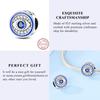 925 Silver Clip Charms with CZ Pave Round Beads Safety Chain Charm for Jewelry Making Fit Original Bracelet