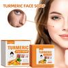 100g  Turmeric Face Soap Facial Repair Gentle Cleansing Blemish Reduction Smoothing Fine Lines Cleansing Soap
