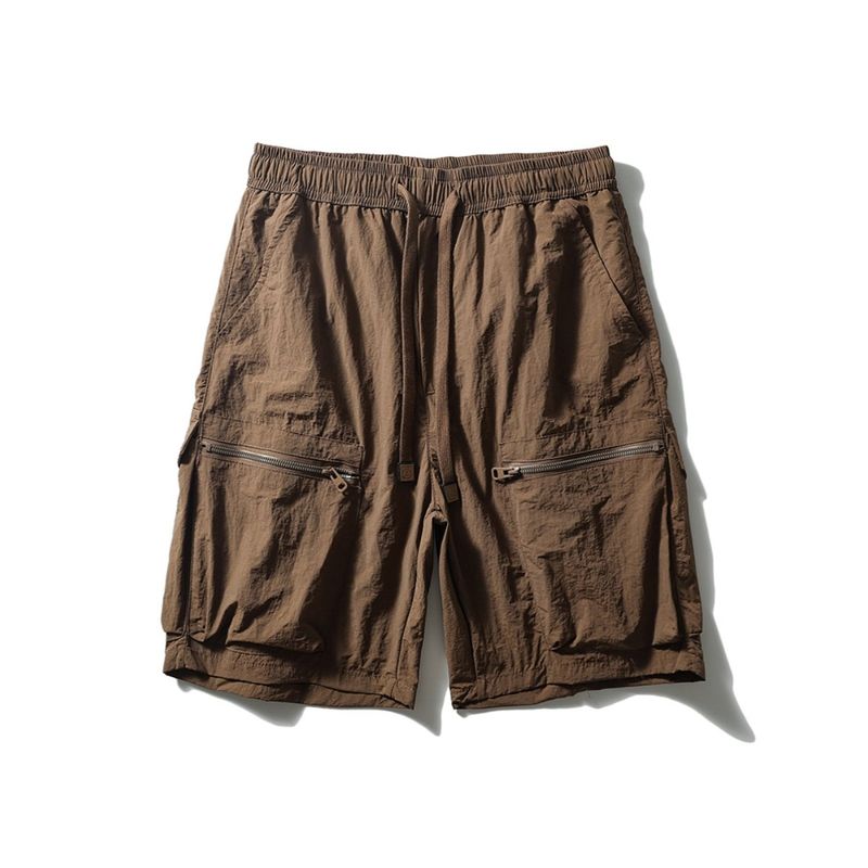 Outdoor Ice Silk Quick-Drying Parka Shorts Men's Summer Thin American Style Loose Fifth Pants Export Men's Pants Nylon Pants