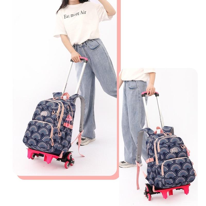 Plecak szkolny na kółkach, plecak studencki, 6 kółek ZRY5159