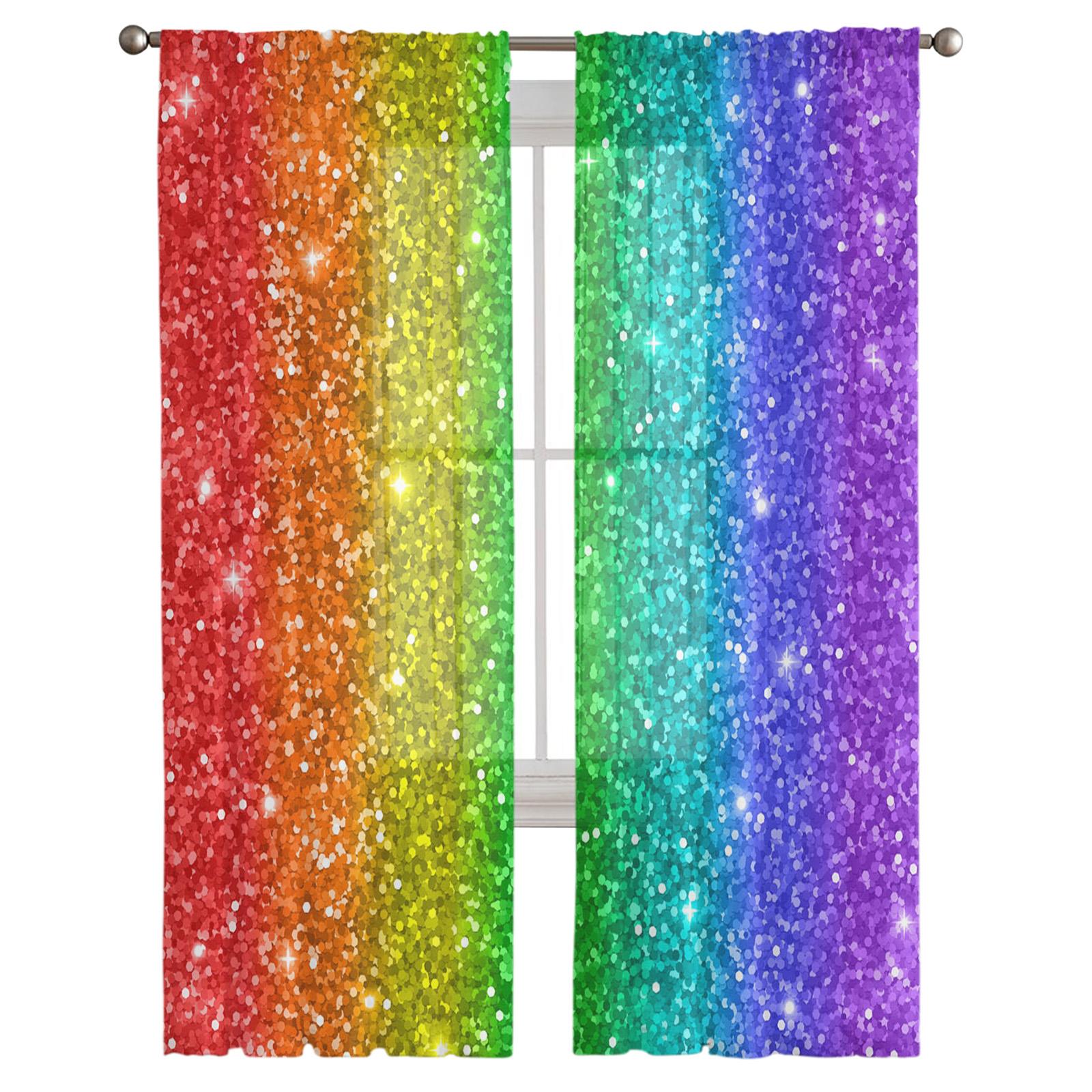 Прозрачные шторы для спальни — фото 3