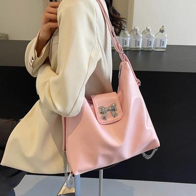 Fil à coudre PU Fermeture éclair Sacs à bandoulière pour femmes Tendance Navettage Nouveaux sacs à bandoulière pour femmes