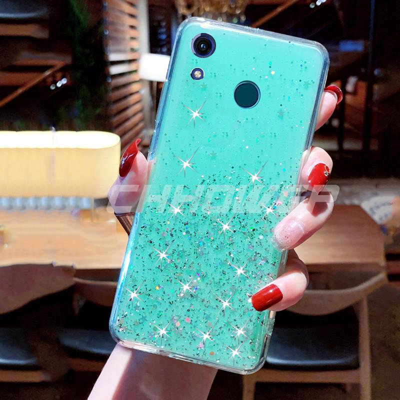 For Huawei Honor 8A Prime Case Glitter Bling Silicone TPU Back