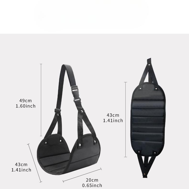 Verstellbare Reisehängematte, Auto, Flugzeug, Büroaufhängung Fußstütze, Beinauflage Ruheartefakt