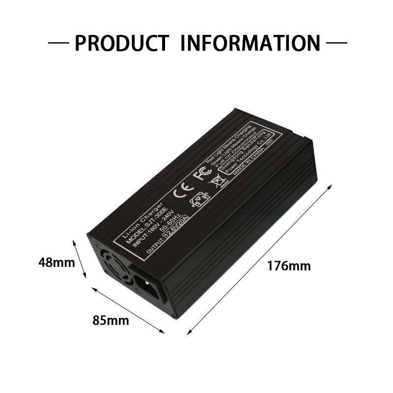 12.6V 10A 20A Lithium Battery Fast Charger 12V 12 Volt XT60 XT90 Connector For 3S 12 Volt Li Ion Charger Rapid Heat Dissipation
