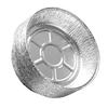 50 Stück 9 Zoll Einweg-Aluminiumfolien-Teller Runde Zinnfolien-Kuchenformen für Heißluftfritteusen Backen Kochen Lagerung Braten