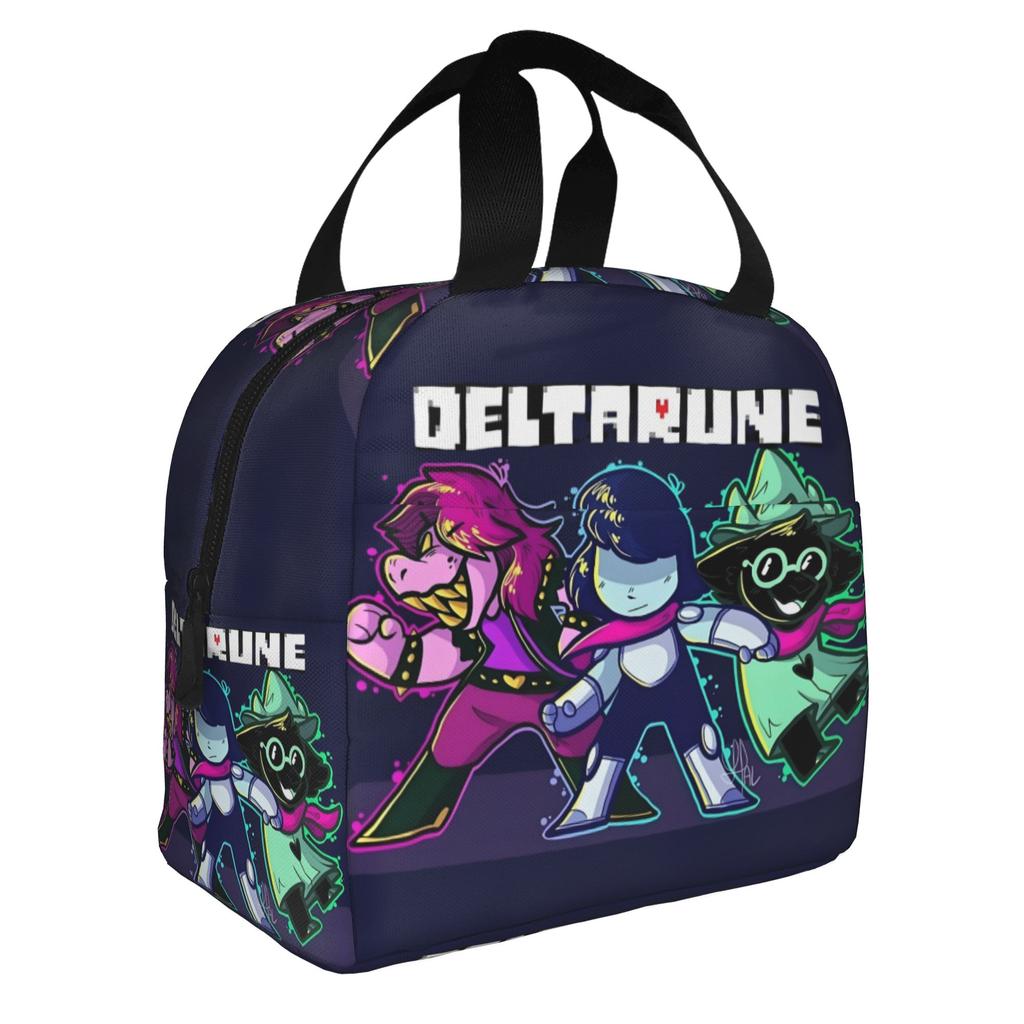 It's TV Time Computer Game Deltarune Insulated Lunch Bag for Women Resuable Thermal Cooler Lunch Box Office Work School