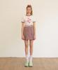 MARGARIN FINGERS Check Self String Skirt
