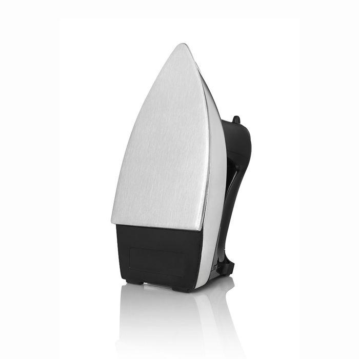 Haeger DI-120.001B plancha Fer seco Sole de aluminium 1200 W Noir, Acier
