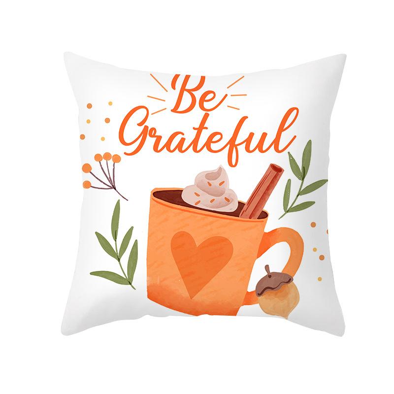 Autumn Harvest Pumpkin Pillow Cover Shopee Home Furnishings Nordic Peach Skin Pillow Cover Sofa Cushion