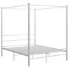 Wit Metalen Hemelbed 160 x 200 cm