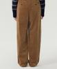 COVERNAT WOMAN Corduroy Pintuck Pants Beige