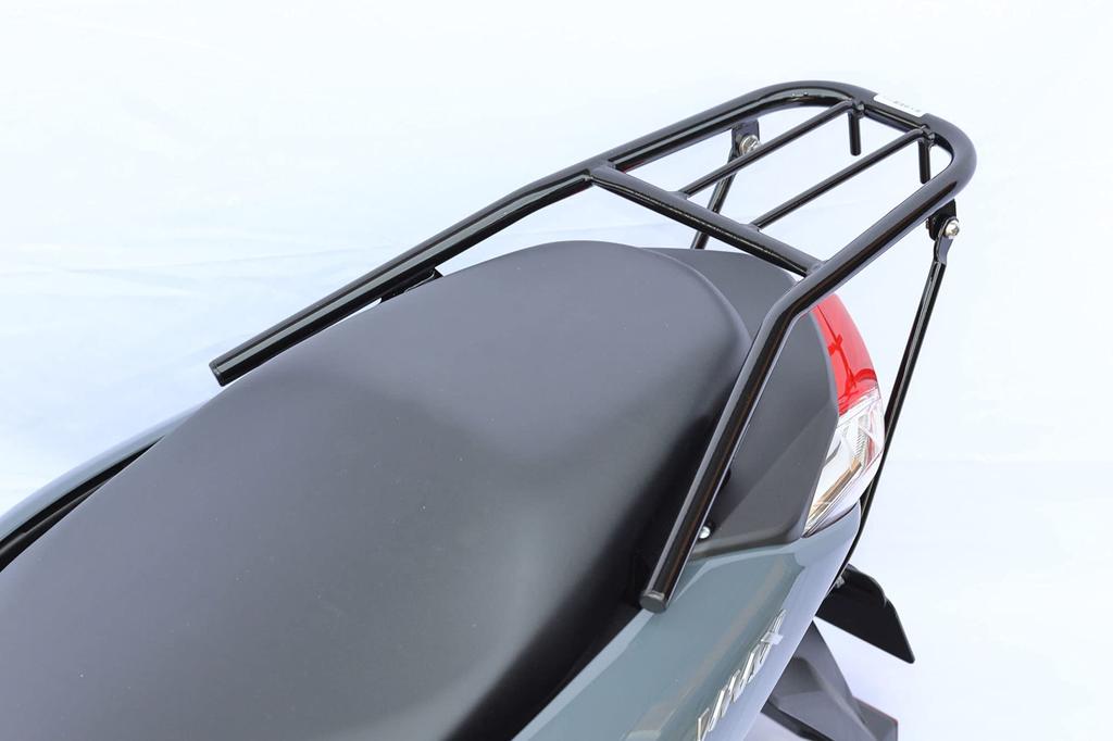 Kijima Motorcycle Parts Rear Carrier Rack Steel NMAX125 ('21-/8BJ-SEG6J) Black 210-2711