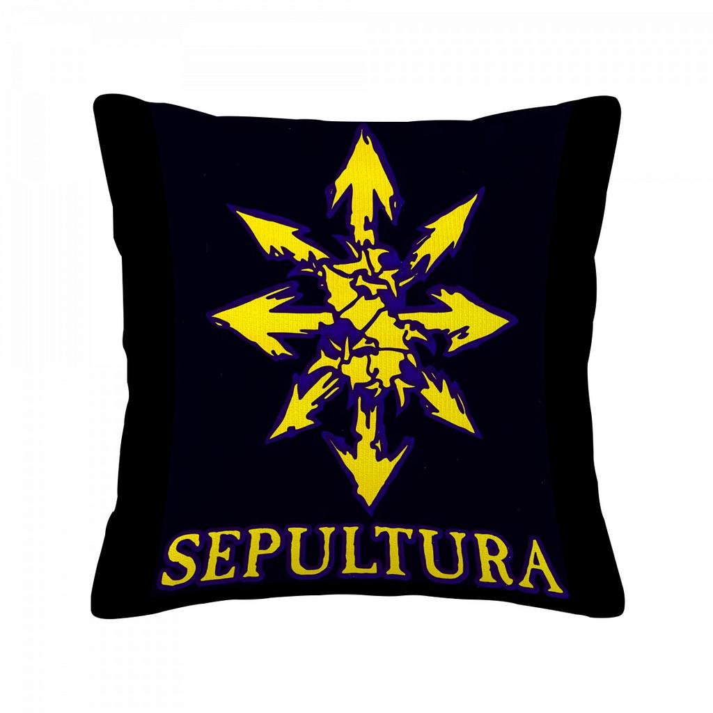S-Sepulturas Heavy Rock Band Pillowcase Decorative Cushion Covers For Living Room Cushions Personalized Gifts Cover Pillow Anime
