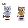 Non-slip Car Decor Funny Solar Dancing Duck Toys, Creative Fun Swinging Bright Color Toy Owl Decorations Desktop Ornaments Interior Shaking Head