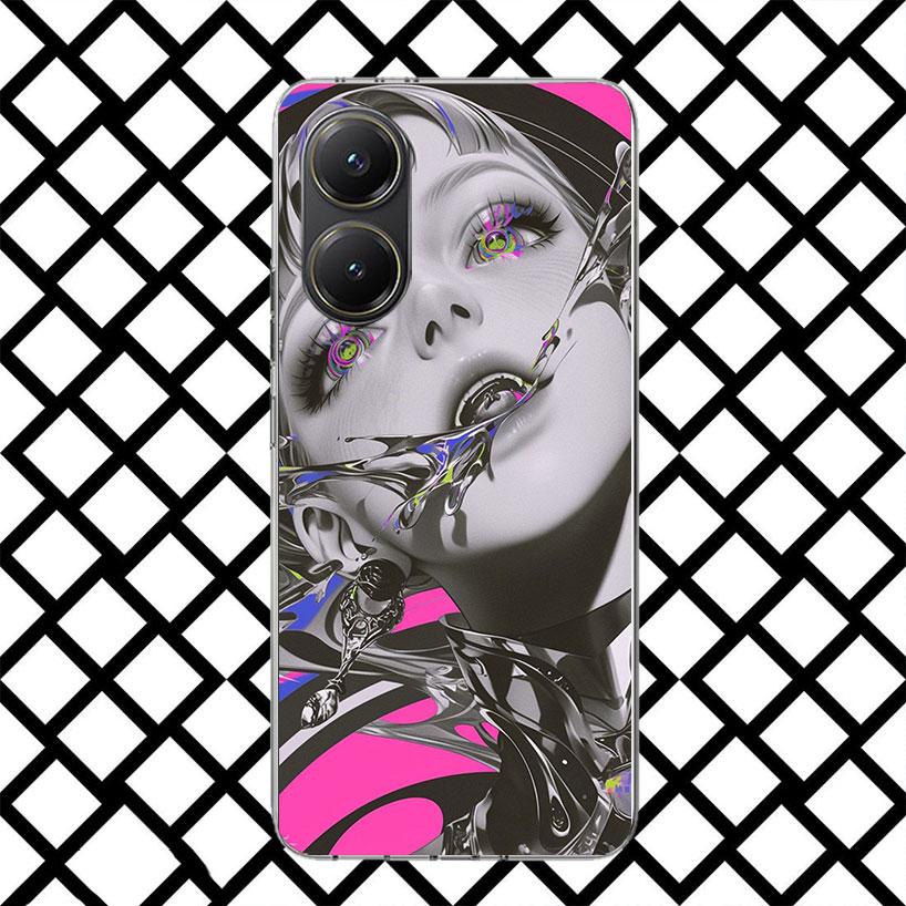 Girl Art Punk Phone Case for Xiaomi Poco F7 Ultra X7 X6 X5 Pro X4 Gt M8 M7 Redmi 15 15C 13 13C 12 12C Soft Cover Fundas Poco F7