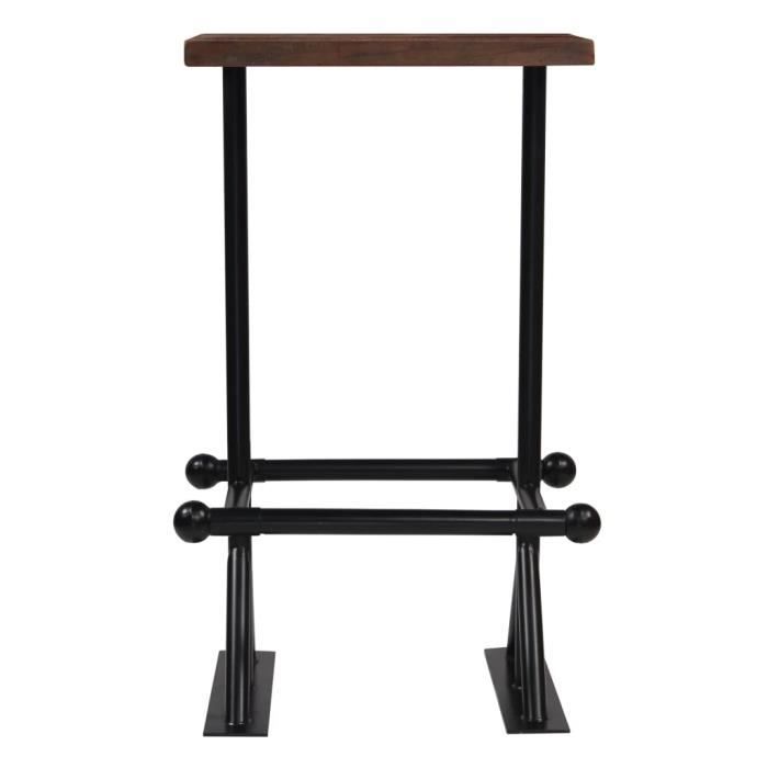 VidaXL Mobilier de bar 3 pcs Bois de récupération massif