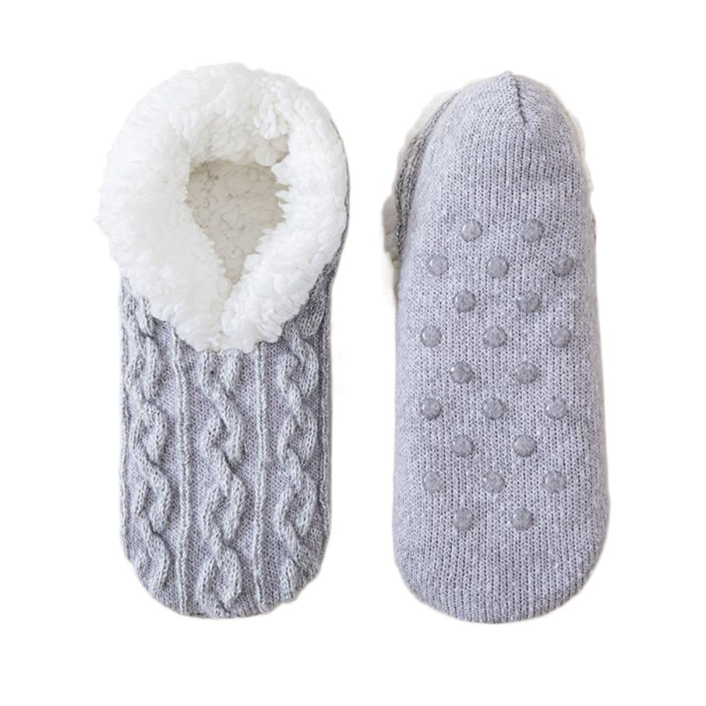 Fleece Thickened Sleep Socks Warm Lamb Fleece Socks Autumn Winter Carpet Home Socks  Women