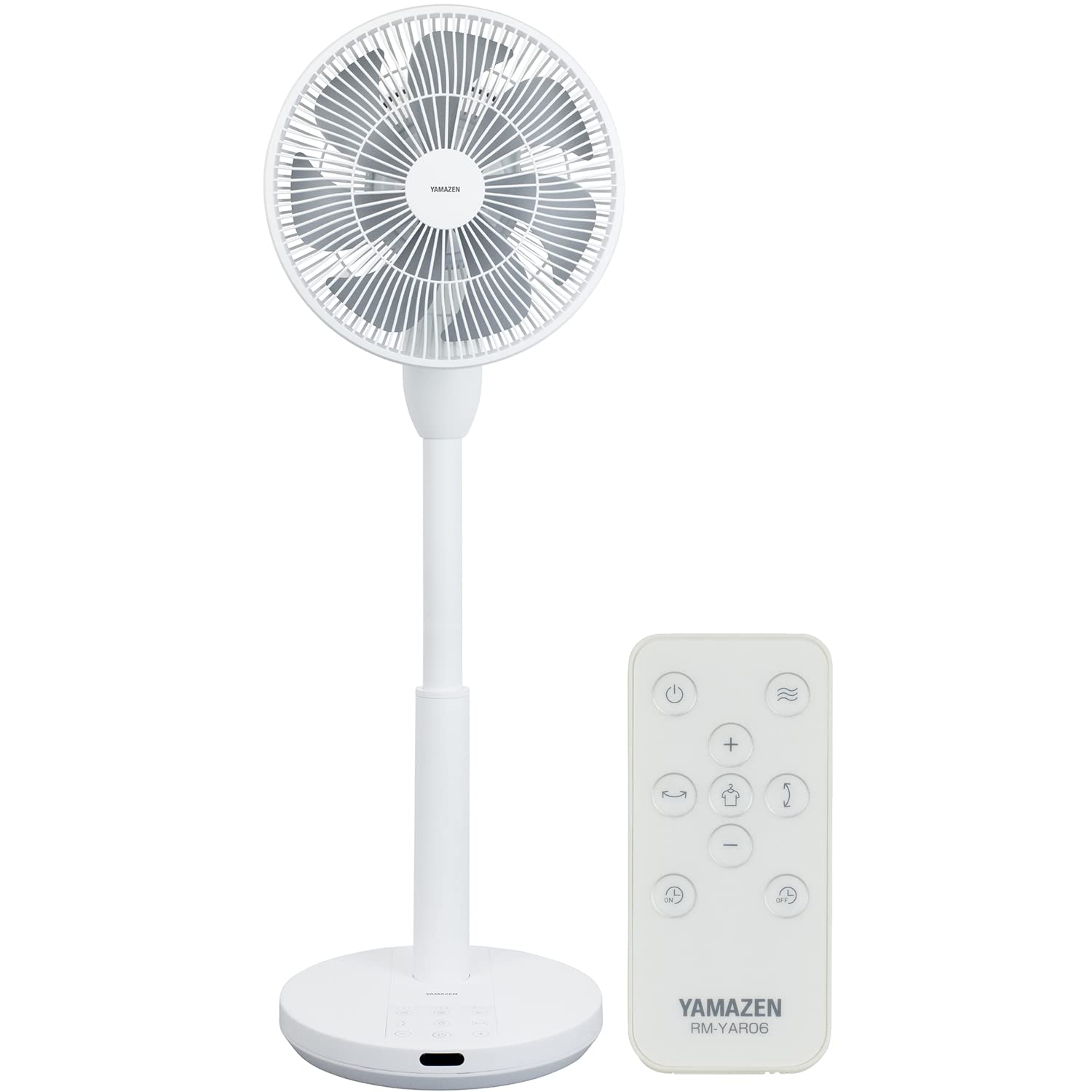 

Мини-электрическая гостиная, оснащенная двигателем постоянного тока, качается вертикально и регулирует объем сушки в 8 пультах дистанционного управления. Белый [Yamazen] вентилятор, комната, (автоматически