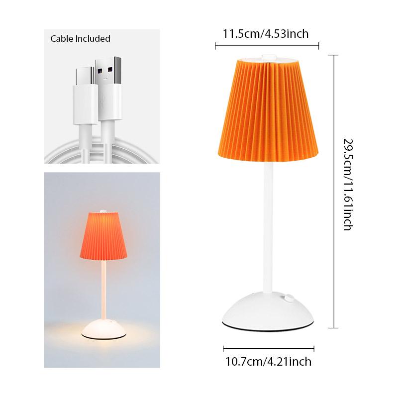Rechargeable LED Table Lamps Touch Desk Lamp Wireless Night Light Restaurant Bar Desktop Mood Lighting Bar Decoration