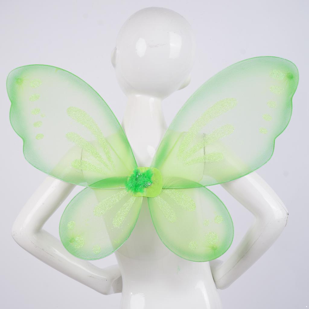 Girls Sparkling Fairy Angel Sheer Wings for Kids Photography Masquerade Halloween Christmas Party Cosplay Costume