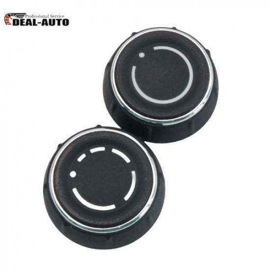 2X Volume Control Knob Cover Fits For Porsche 991.1 Carrera 2012-16 911 2010-18
