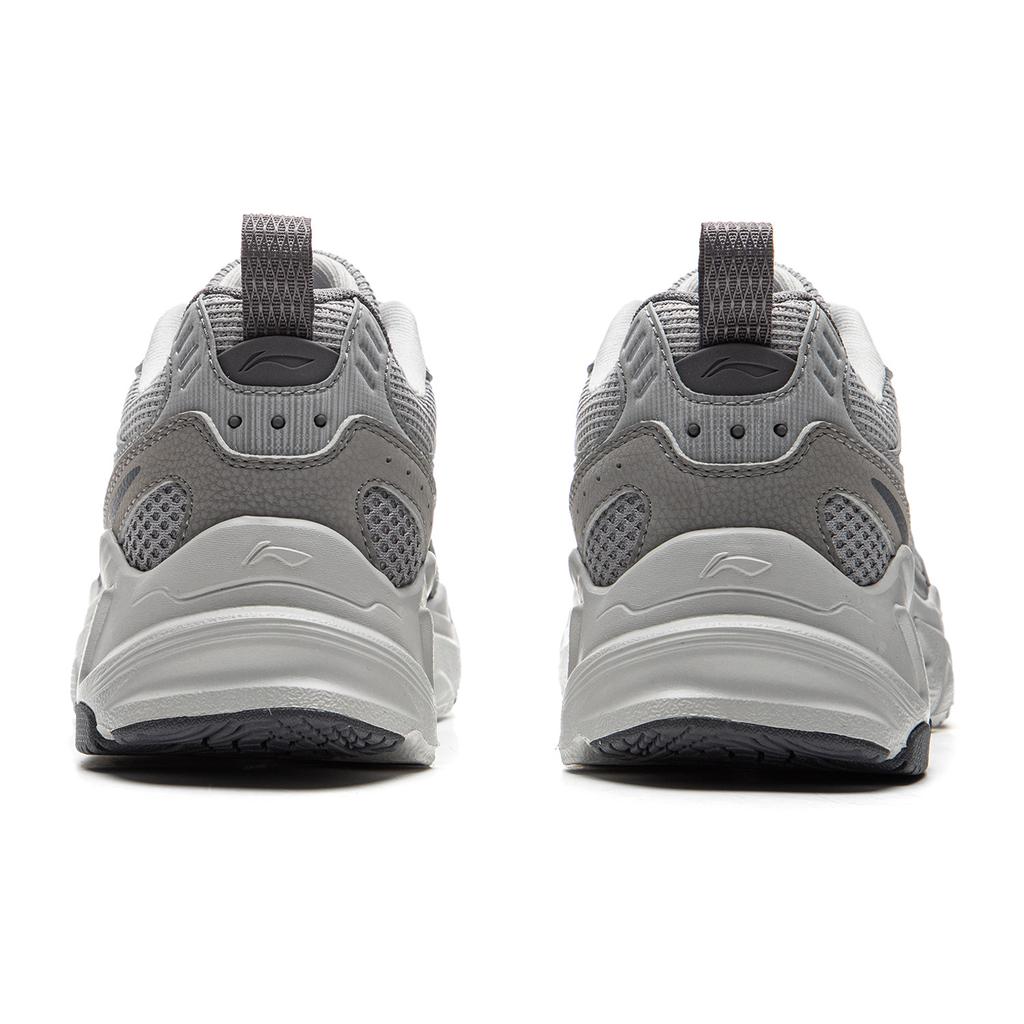 New LiNing Meteor 2K Cushioning Slip Resistant And Abrasion Resistant Low Top Running Shoes Women's Gray AGCU358-4